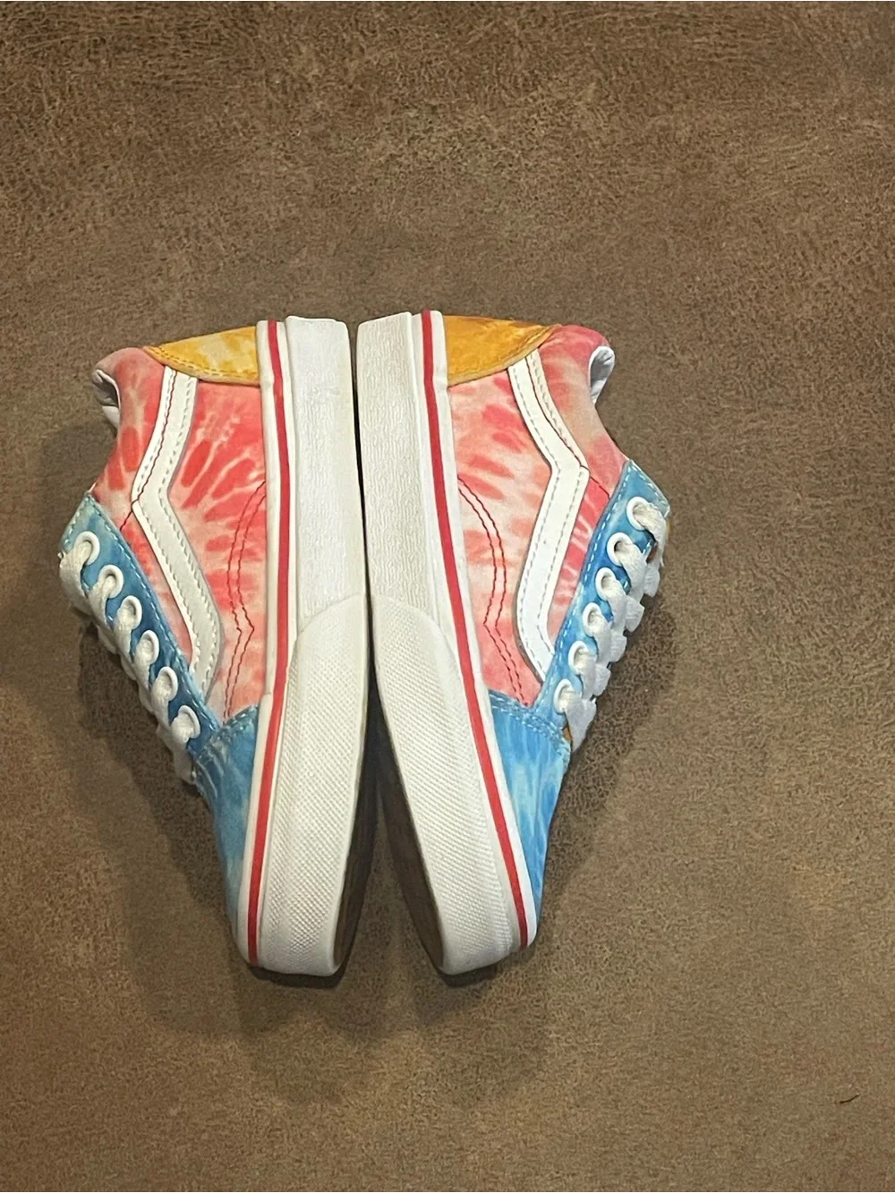 Vans OLD SKOOL KIDS 'TIE-DYE BLOCK' Size 12 Preschool